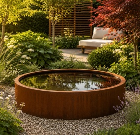 Weathering steel water ponds Australia